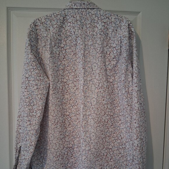 Ted Baker Shirt XL Men Floral Graphic All Over Print - Picture 4 of 6